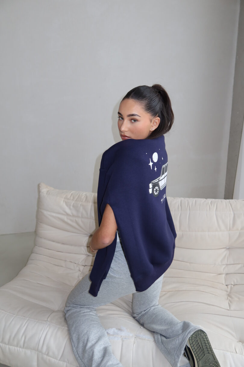 G - WAGON HOODIE BY PRIORITY DESIGN STUDIOS - MIDNIGHT BLUE - Image 5