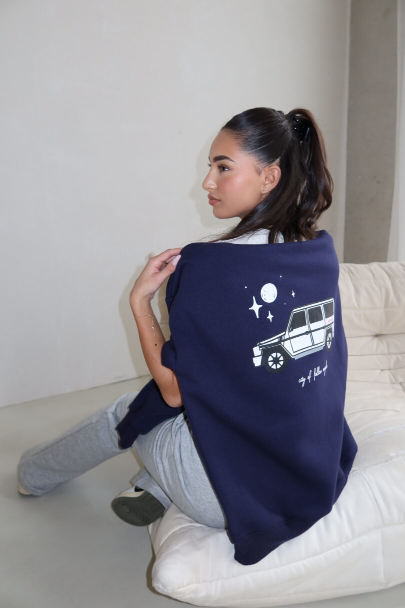 G - WAGON HOODIE BY PRIORITY DESIGN STUDIOS - MIDNIGHT BLUE - Image 4