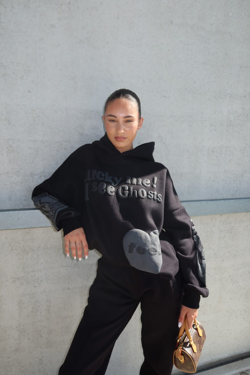 GHOST HOODIE AW24 - BLACK - Image 2