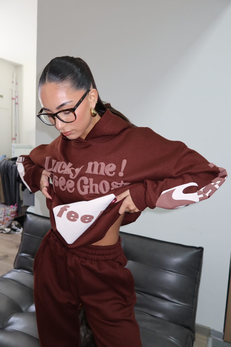 GHOST TRACKSUIT - CHOCOLATE BROWN - Image 3