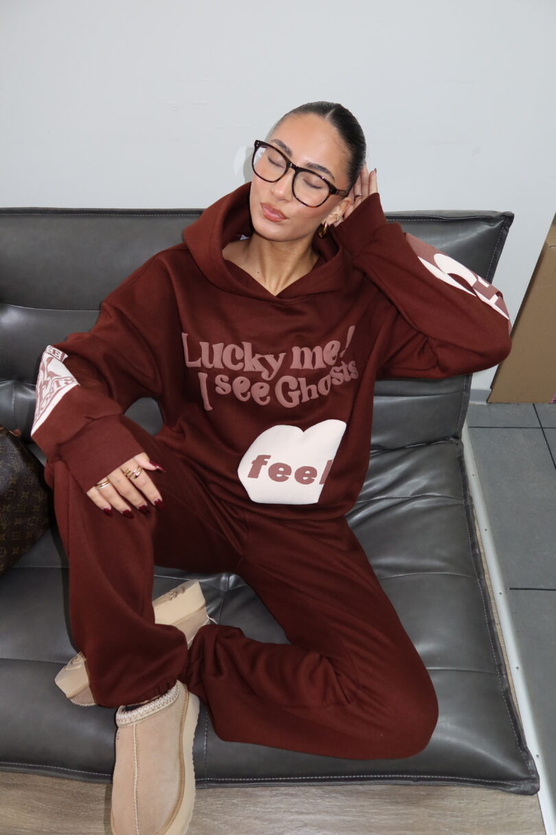 GHOST TRACKSUIT - CHOCOLATE BROWN - Image 9