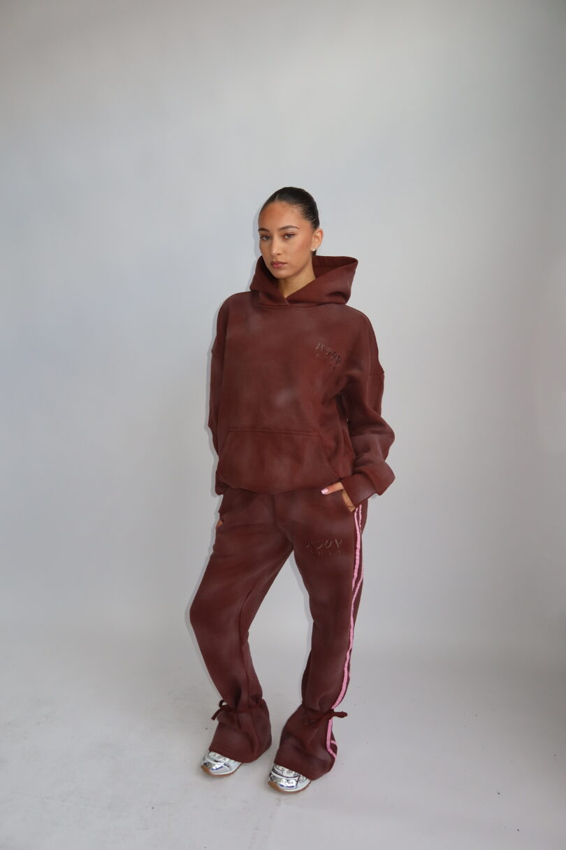 PRIORITY - TOKYO COLLECTION AW25 - TOKYO TRACKSUIT - WASHED BROWN - Image 11
