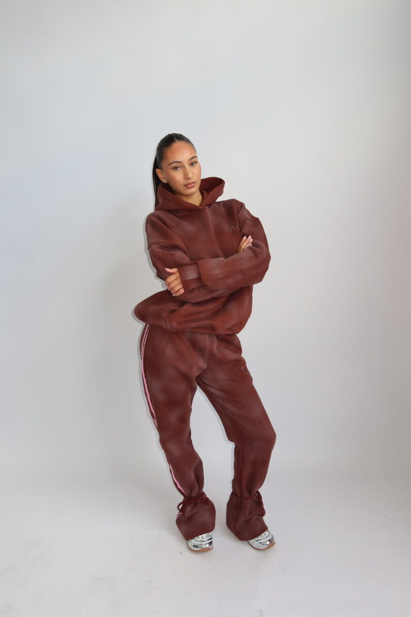 PRIORITY - TOKYO COLLECTION AW25 - TOKYO TRACKSUIT - WASHED BROWN - Image 3
