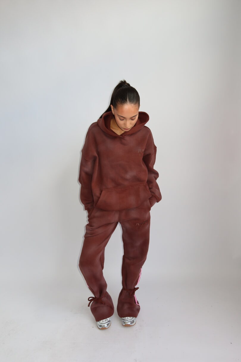 PRIORITY - TOKYO COLLECTION AW25 - TOKYO TRACKSUIT - WASHED BROWN - Image 8