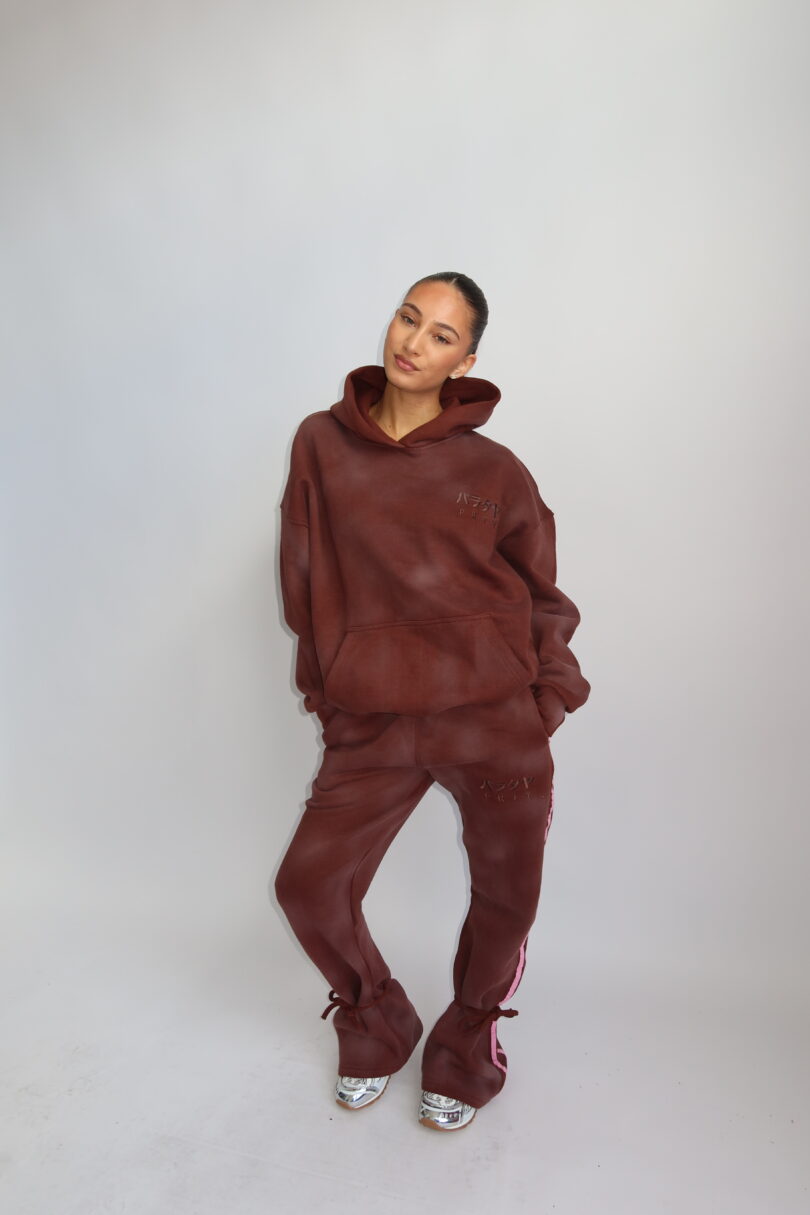 PRIORITY - TOKYO COLLECTION AW25 - TOKYO TRACKSUIT - WASHED BROWN - Image 6
