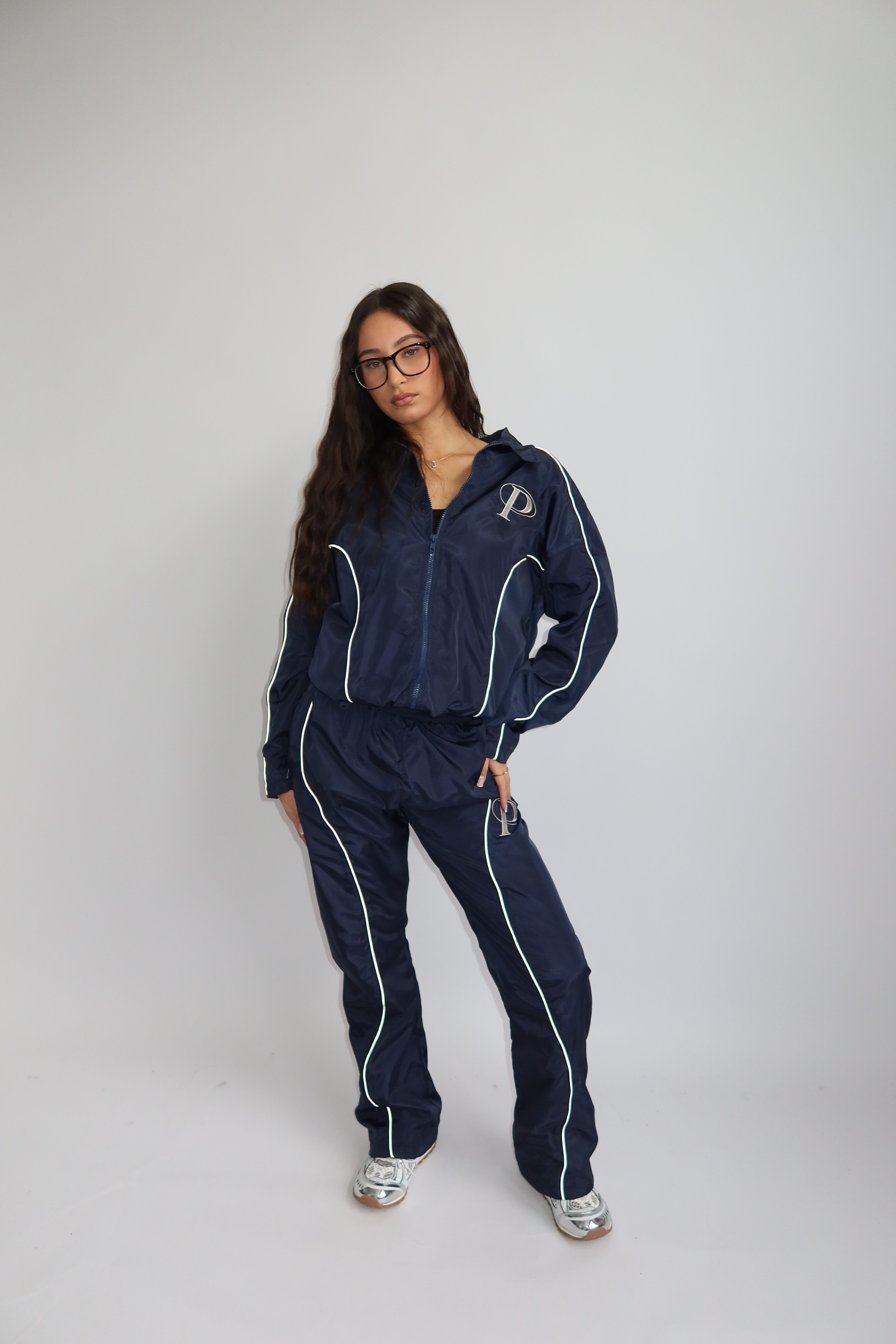 PRIORITY AW25 - WIND TRACKSUIT SHINE - DARK BLUE - Image 6