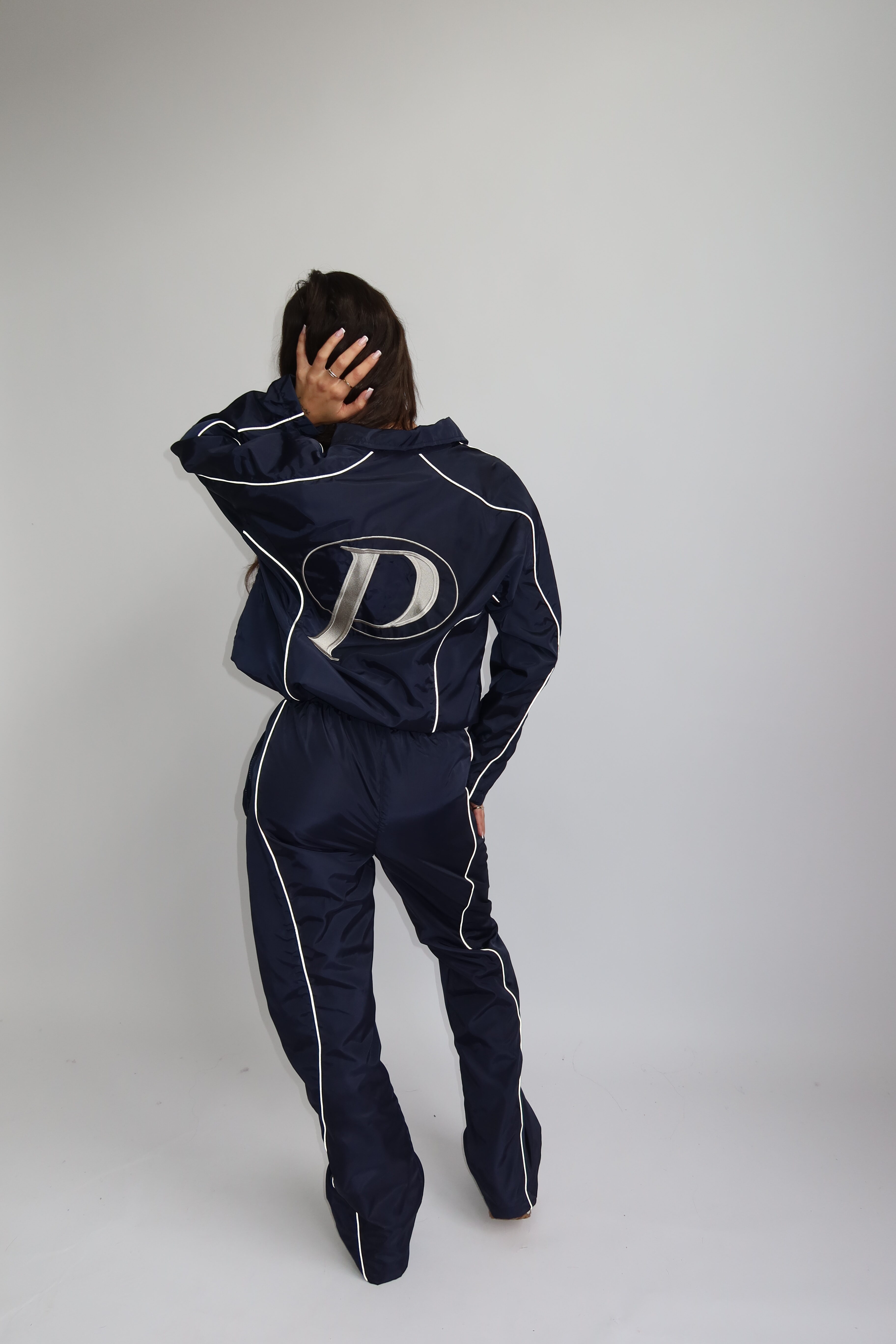PRIORITY AW25 - WIND TRACKSUIT SHINE - DARK BLUE - Image 2