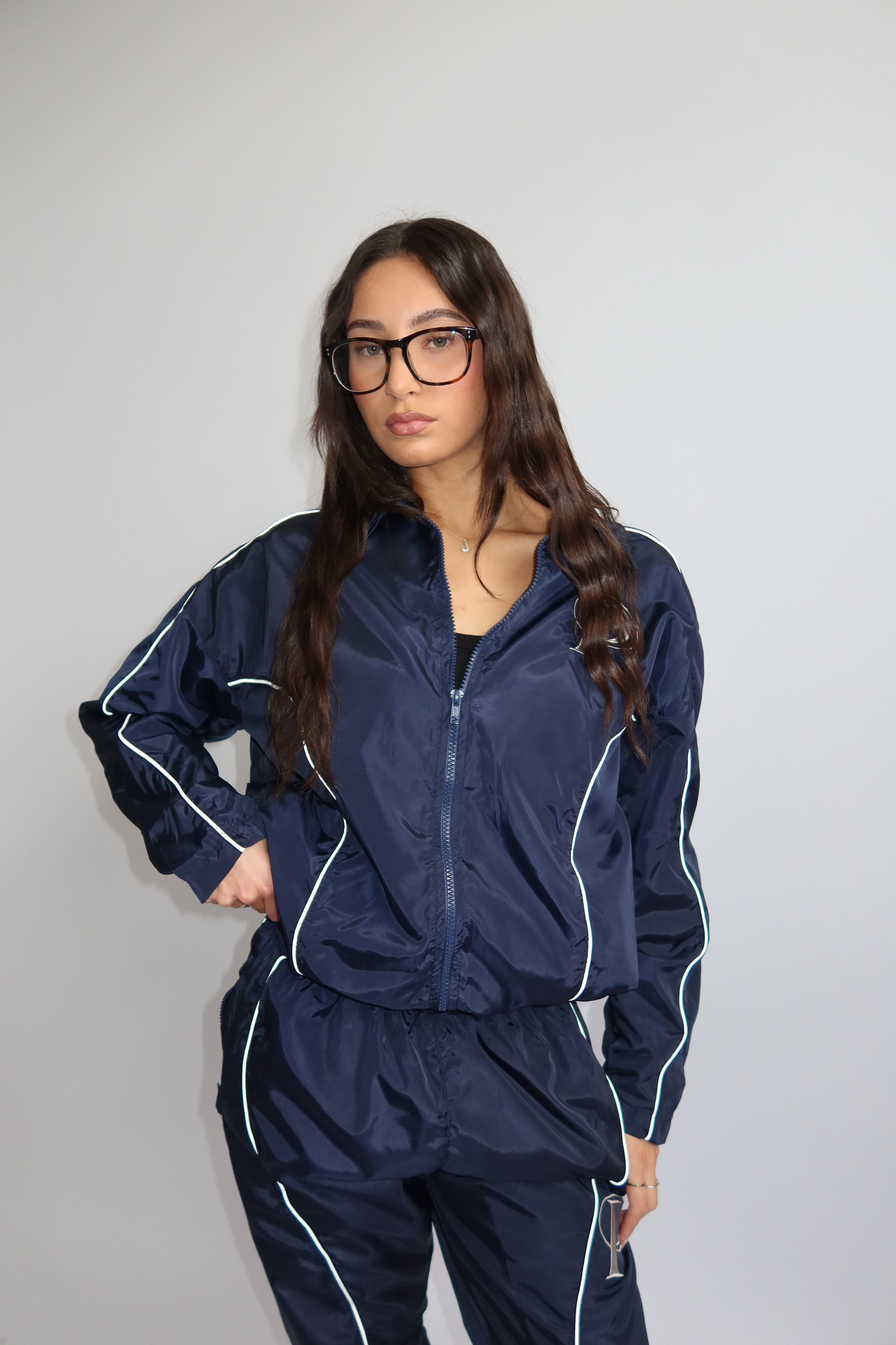 PRIORITY AW25 - WIND TRACKSUIT SHINE - DARK BLUE - Image 8